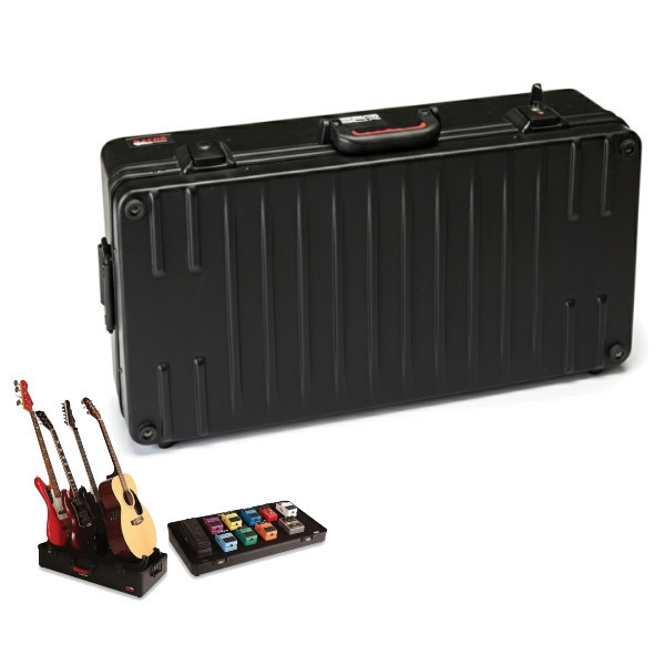 GATOR 多功能效果器硬盒+攜帶式吉他架 附TSA鎖 效果器盤 放四把吉他 ATA/TSA雙認證航運級 G-GIG-BOX-TSA GATOR 多功能效果器硬盒+攜帶式吉他架 附TSA鎖 效果器盤 放四把吉他 ATA/TSA雙認證航運級 G-GIG-BOX-TSA