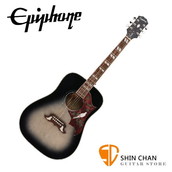 Epiphone Dove Studio 41吋可插電單板民謠吉他 電木吉他 黑灰漸層 Epiphone Dove Studio 41吋可插電單板民謠吉他 電木吉他 黑灰漸層