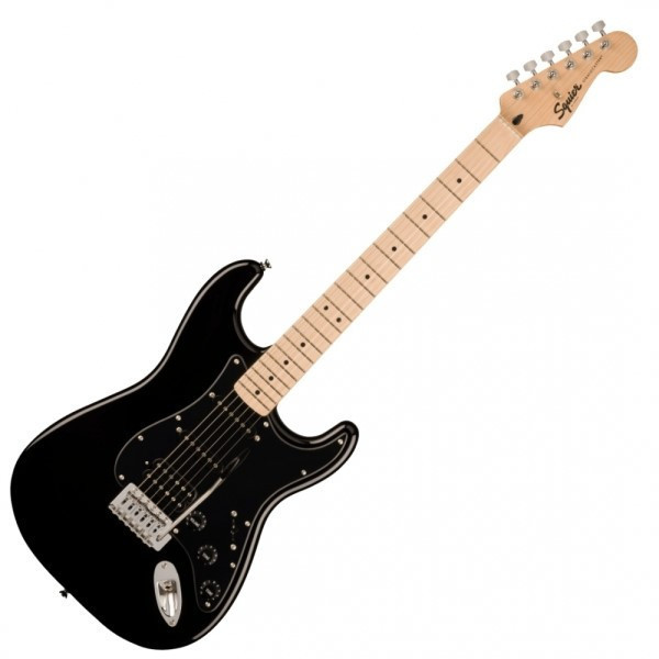 Fender Squier Sonic Stratocaster 單單雙小搖座 電吉他 HSS - Black 黑色 贈原廠琴袋 Black 黑色 贈原廠琴袋