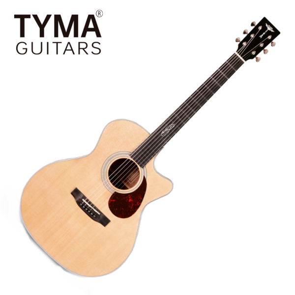 TYMA TG-15 全單板 雲杉木面單 / 桃花心側背單板 GA桶 切角民謠吉他 TG15 附贈原廠吉他硬盒 TG-15