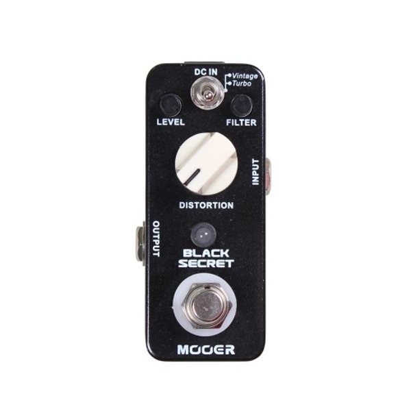 Mooer Black Secret 破音效果器【Distortion Pedal】【Micro系列BS】 