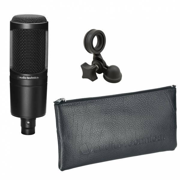 audio-Technica 鐵三角 AT2020  電容式麥克風 附贈 麥克風架 / 安裝座 / 攜帶袋  台灣公司貨 audio-Technica 鐵三角 AT2020  電容式麥克風 附贈 麥克風架 / 安裝座 / 攜帶袋  台灣公司貨