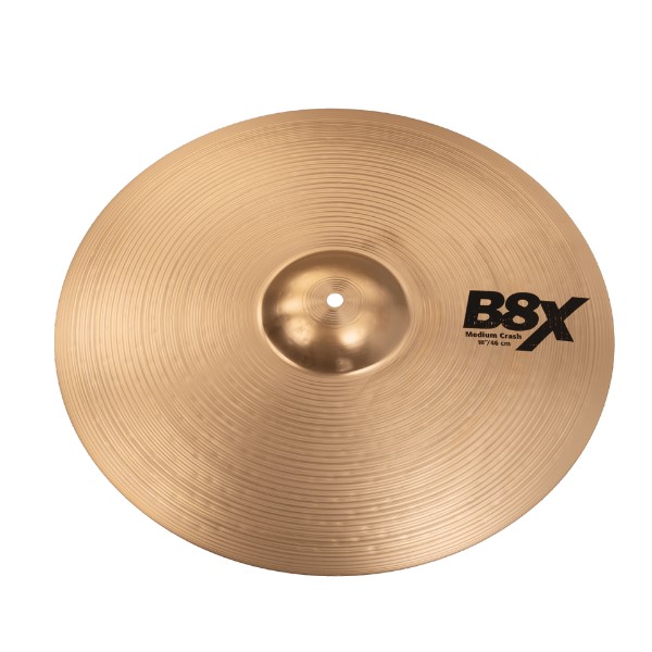 Sabian 18吋 B8X Medium Crash Cymbal 樂隊銅鈸【型號:41808X】 