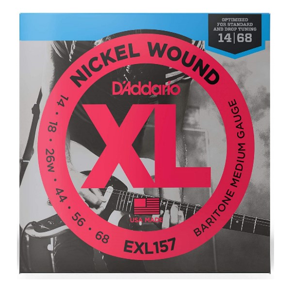 美國 DAddario EXL157 (14-68) Baritone 電吉他弦【EXL-157/吉他弦專賣店/DAddario】 