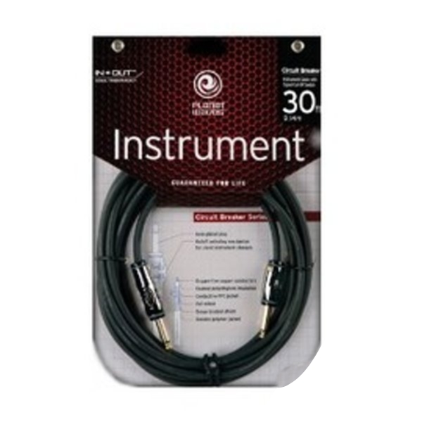 Planet Waves PW-AG-30 Circuit Breaker 頂級30呎導線-快拆開關頭(雙直頭) 