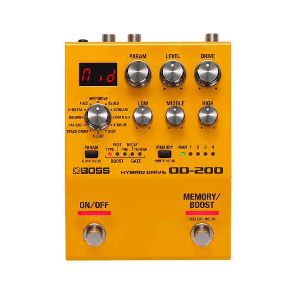 Boss OD-200 增益破音效果器 Hybrid Drive 原廠公司貨 兩年保固 OD200 