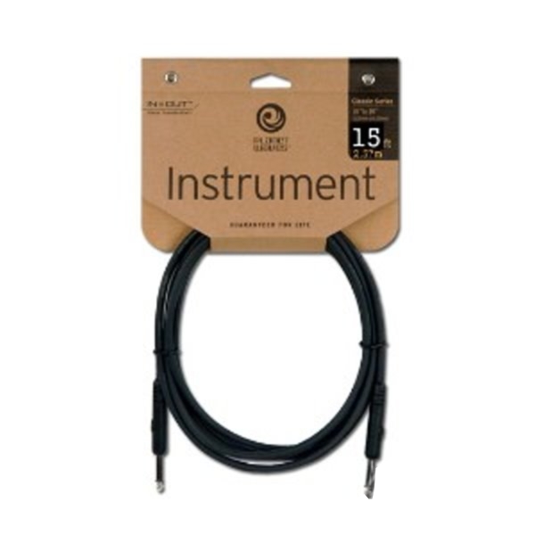 Planet Waves PW-CGT-15 高級15呎導線(雙直頭) 