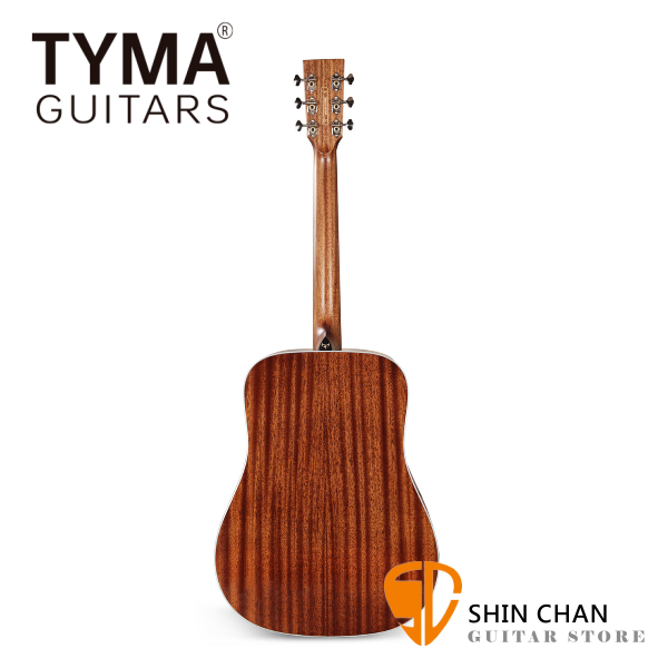 TYMA TD-15 全單板 雲杉木面單 / 桃花心側背單板 D桶 切角民謠吉他 TD15 附贈原廠吉他硬盒 TYMA TD-15 全單板 雲杉木面單 / 桃花心側背單板 D桶 切角民謠吉他 TD15 附贈原廠吉他硬盒