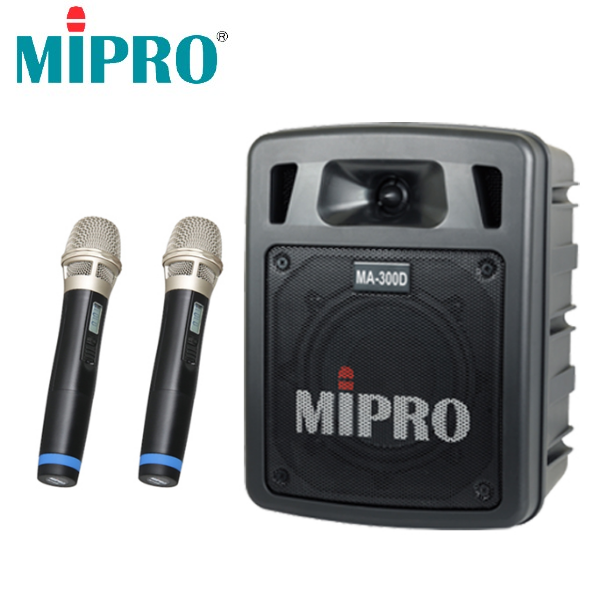MIPRO MA-505 附兩支無線麥克風 / 精華型手提式無線擴音機 台灣公司貨 MIPRO MA-505 附兩支無線麥克風 / 精華型手提式無線擴音機 台灣公司貨
