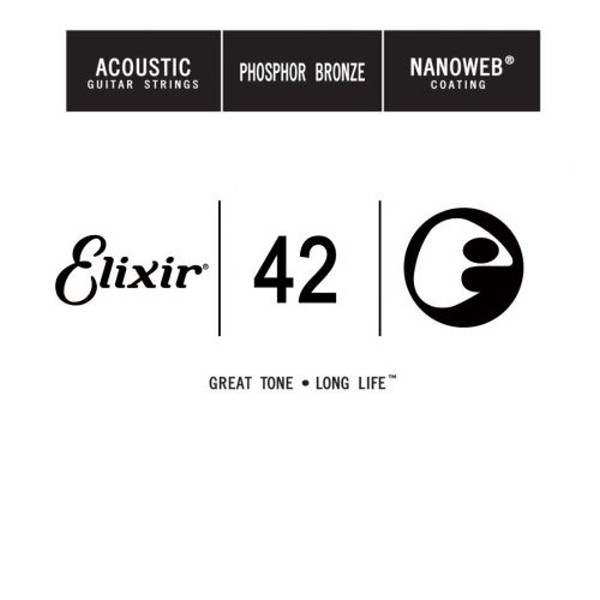 Elixir 木吉他弦 15142 第5弦單弦 .42 第五弦 黃銅 Nanoweb 零弦 台灣公司貨 