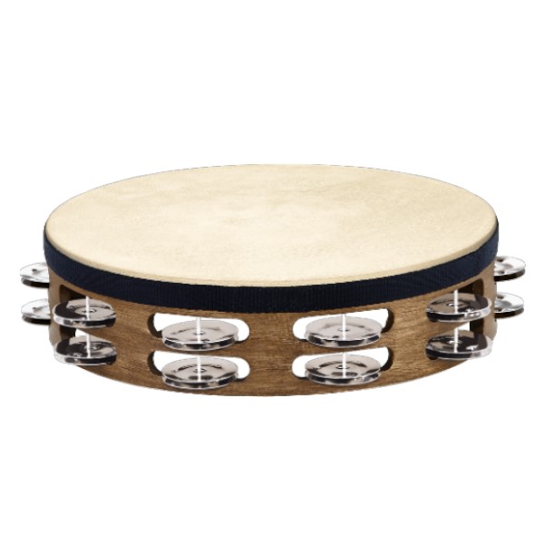 德國品牌 Meinl TAH2WB 10吋 雙排木製羊皮鈴鼓 Tambourine 原廠公司貨 