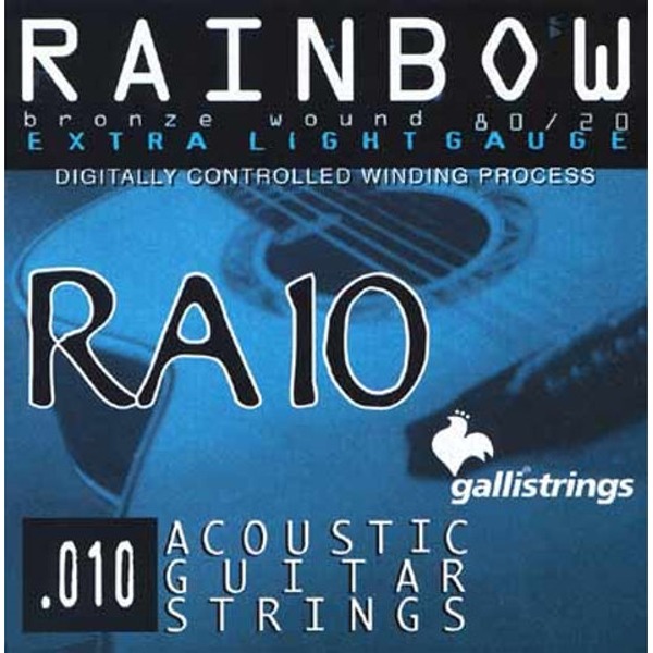 Galli Ra-10 青銅民謠吉他弦（10-47）【Galli品牌/木吉他弦專賣店/義大利弦/Ra10】 