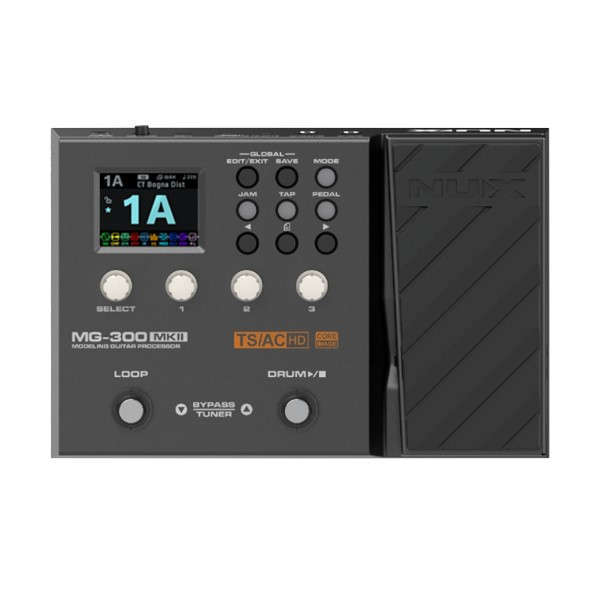 NUX MG300-MKII 綜合效果器 附變壓器 中文說明書【音箱模擬/數位錄音/台灣公司貨一年保固/MG-300 MKII】 【音箱模擬/數位錄音/台灣公司貨一年保固/MG-300 MKII】