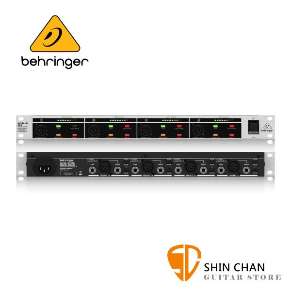 Behringer DI4000 DI-Box 專業級4通道主動式訊號轉換器 耳朵牌 百靈達 來自美國Amazon 4.8星!高評價的主動式訊號轉換器
Behringer DI4000 DI-Box