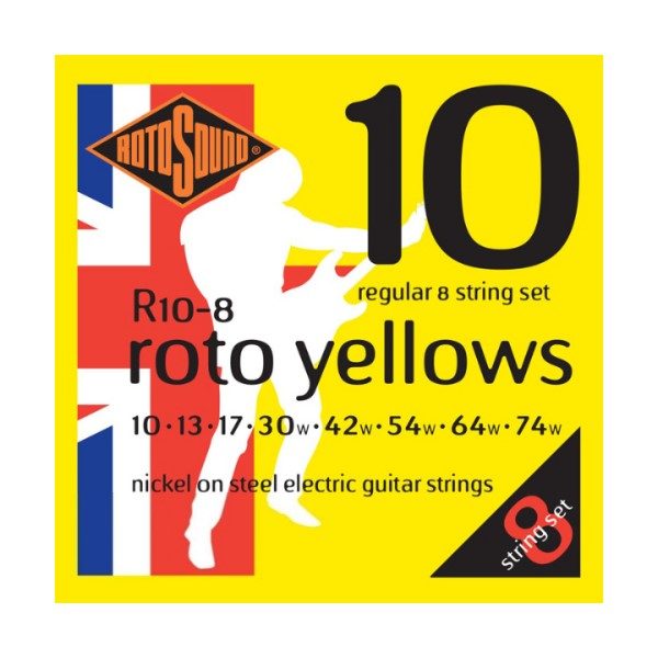 ROTOSOUND R10-8 8弦電吉他弦 (10-74)【英國製/吉他弦/R-10-8】 