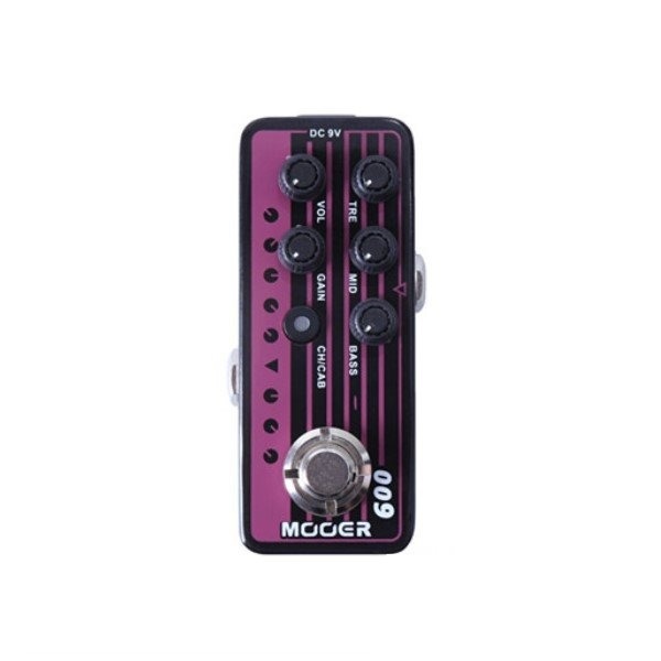 Mooer 009 Blacknight 迷你音箱前級模擬效果器【Micro Preamp】【Engl Blackmore】 