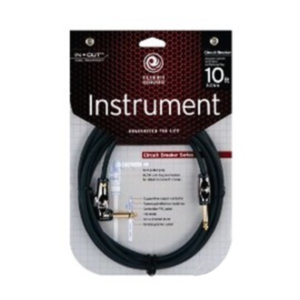 Planet Waves PW-AGRA-10 Circuit Breaker 頂級10呎導線-快拆開關頭(1直頭1L頭) 