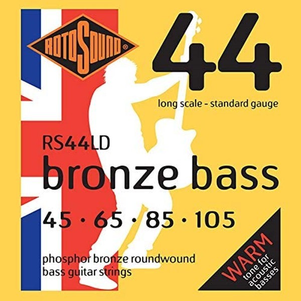 ROTOSOUND RS44LC 磷青銅 木貝斯弦 (40-100)【英國製/BASS弦/RS-44-LC】 