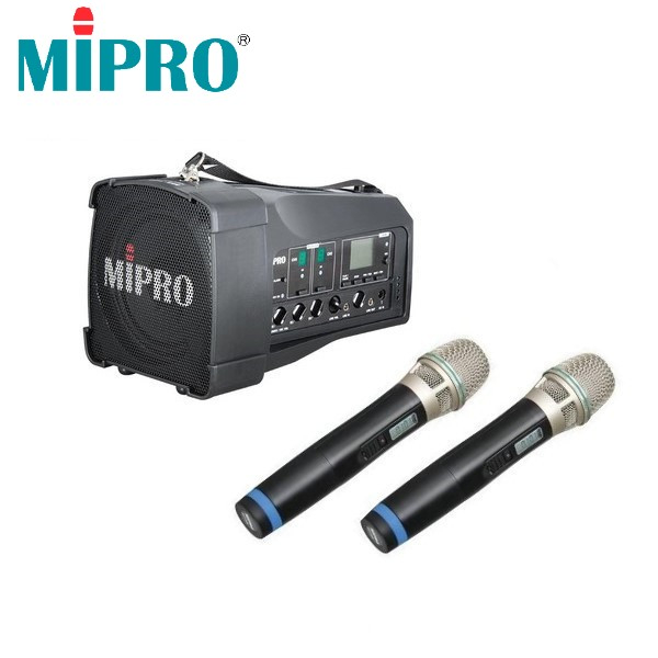 MIPRO MA-100D 肩掛式無線喊話器 / 附無線麥克風二支 ACT-32H  攜帶式擴音機 適用 教學、社團、教會 幼兒園 MIPRO MA-100D 肩掛式無線喊話器 / 附無線麥克風二支 ACT-32H  攜帶式擴音機 適用 教學、社團、教會 幼兒園