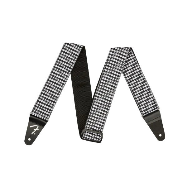 Fender 背帶 Houndstooth Guitar Strap White - 0990709005 Fender,背帶,Houndstooth Guitar Strap White ,0990709005