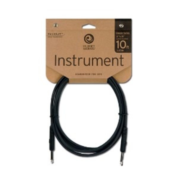Planet Waves PW-CGT-10 高級10呎導線(雙直頭) 