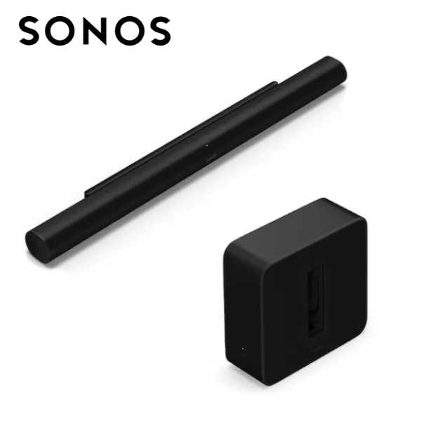 SONOS 旗艦級 2.1 無線家庭劇院套裝組 Arc Ultra聲霸 + Sub G4重低音 黑色 台灣公司貨 SONOS 旗艦級 2.1 無線家庭劇院套裝組 Arc Ultra聲霸 + Sub G4重低音 黑色 台灣公司貨