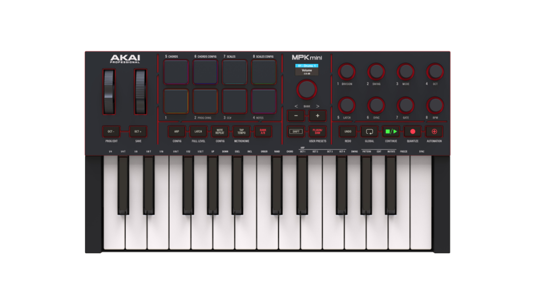 AKAI MPK Mini IV 全新4代 mk4 主控鍵盤 / MIDI鍵盤 台灣公司貨 AKAI MPK Mini IV 全新4代 mk4 主控鍵盤 / MIDI鍵盤 台灣公司貨