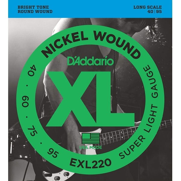 Daddario Exl220貝斯弦（40~95）【貝斯弦專賣店/進口貝斯弦/exl-220/Daddario】 
