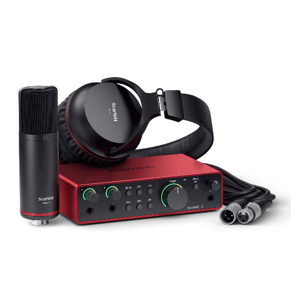 Focusrite Scarlett 2i2 Studio 4th Gen 錄音介面 套裝組 USB 介面（總代理/公司貨）保固三年 USB 介面（總代理/公司貨）保固三年