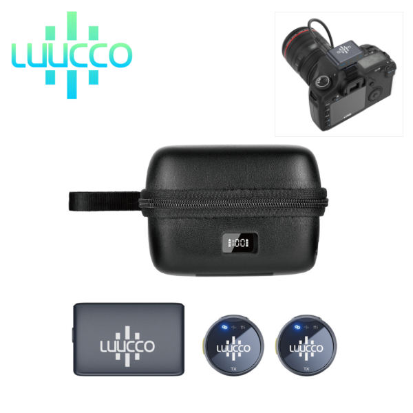 LUUCCO AirWave K2 相機用 一對二無線麥克風 / 領夾式 台灣公司貨 LUUCCO AirWave K2 相機用 一對二無線麥克風 / 領夾式 台灣公司貨