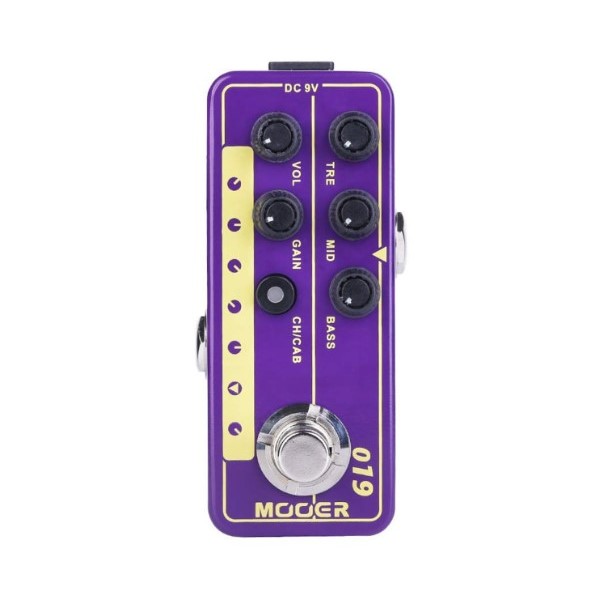 Mooer 019 UK Gold PLX 迷你音箱前級模擬效果器【Micro Preamp】 