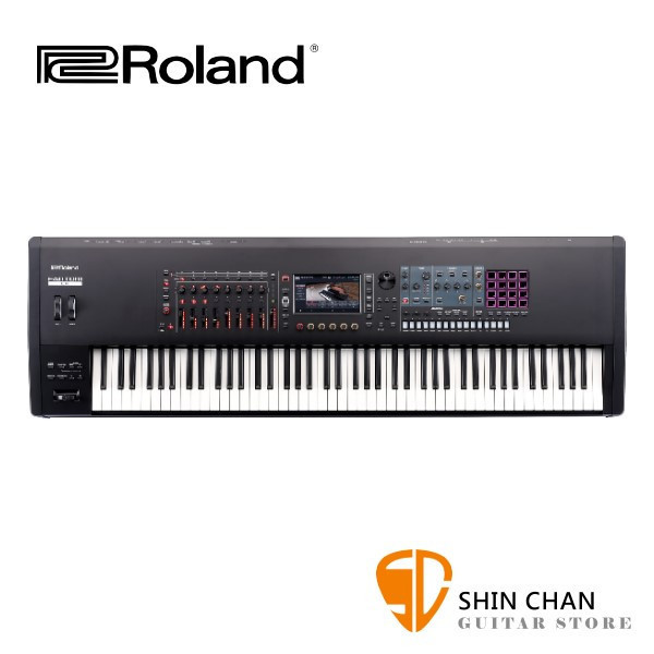 Roland FANTOM 8 EX 88鍵旗艦型鍵盤合成器 音樂工作站 樂蘭 FANTOM-8-EX 台灣保固公司貨 地表上最強創造力的鍵盤。
FANTOM 傳統的最新篇章,為 Roland 的頂級合成器平台提供了更高一層的多項功能,
提供多個先進的音源引擎、增強的作曲和演奏工具,以及卓越的演奏表現力。