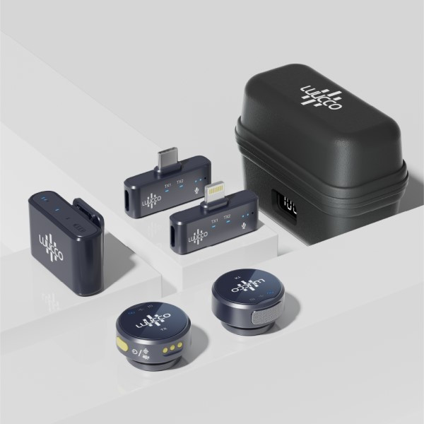 LUUCCO AirWave K2 無線磁吸領夾麥克風（萬用組）A.W. K2 Combo 贈原廠手持採訪棒 Podcast 採訪 直播 贈原廠手持採訪棒 Podcast 採訪 直播