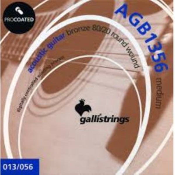 Galli Agb-1356 青銅民謠吉他弦（13-56）【Galli品牌/木吉他弦專賣店/義大利弦/Agb1356】 