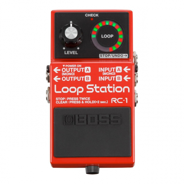 BOSS RC-1 Loop Station 樂句循環工作站 【RC1/效果器/Roland/吉他/貝斯/數位錄音/五年保固】 
