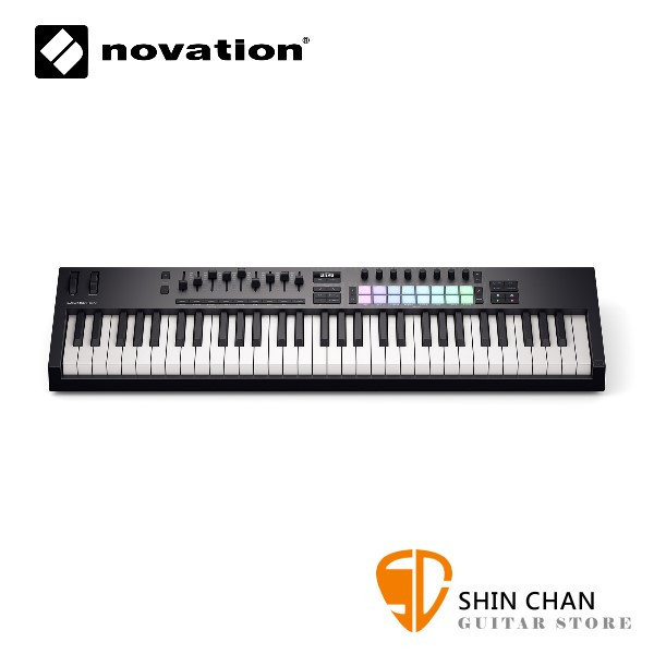 NOVATION LAUNCHKEY 61 MK4 第四代 61鍵主控鍵盤 MIDI鍵盤 台灣原廠公司貨 超強規格的 Launchkey 61 MK4 擁有16顆彩色力度打擊墊、8個旋鈕與9個推桿、支援 iPad、Windows、Mac,並與所有主要 DAW 軟體深度整合,台灣原廠公司貨保固。