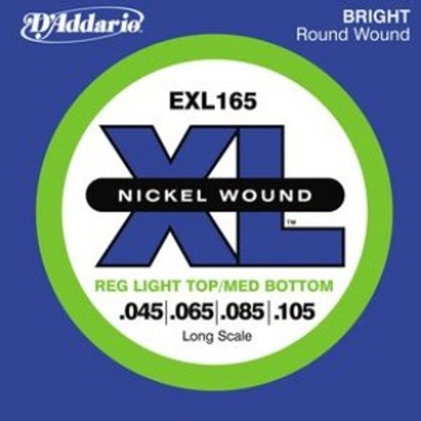 美國Daddario Exl165貝斯弦（045~105）【貝斯弦專賣店/進口貝斯弦/exl-165/Daddario】 