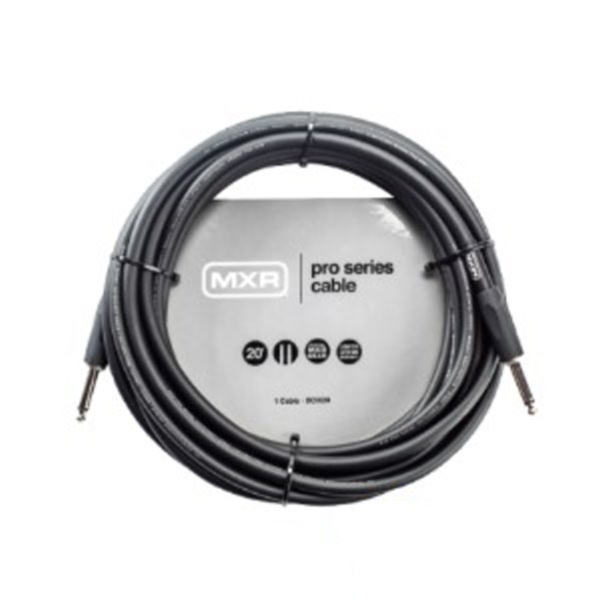 Dunlop MXR DCIX20 20呎電吉他專用導線 雙直頭 609公分【電貝斯/電木吉他/電烏克麗麗/電小提琴皆適用】 