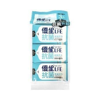 優生xMicrolife抗菌柔護濕巾 8抽3入 