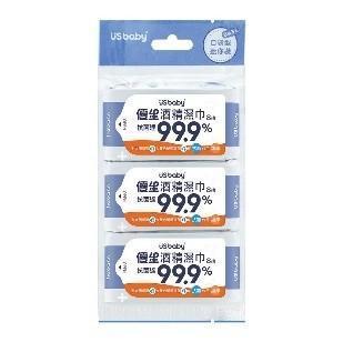 優生酒精濕巾超厚型 8抽3入 