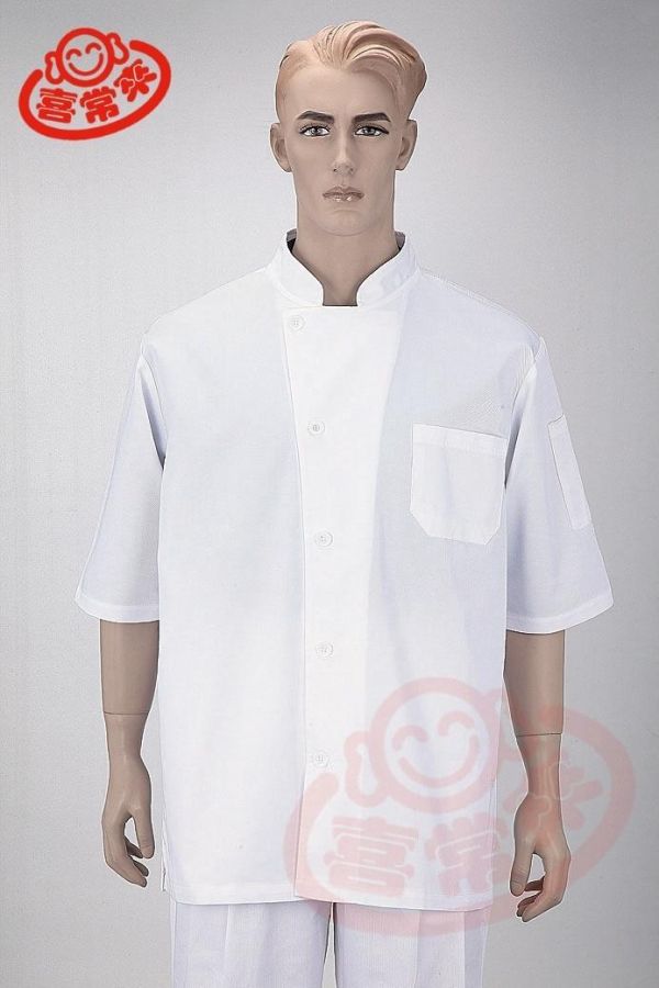 涼感透氣廚師服 