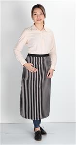 #9019條紋半身加長圍 