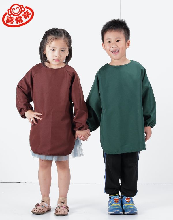 #9407兒童長袖才藝圍裙*M 