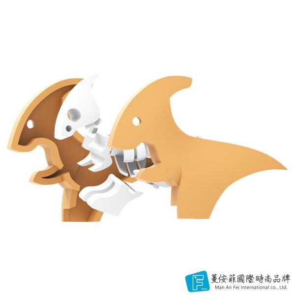 磁吸骨骼拼圖-副櫛龍 