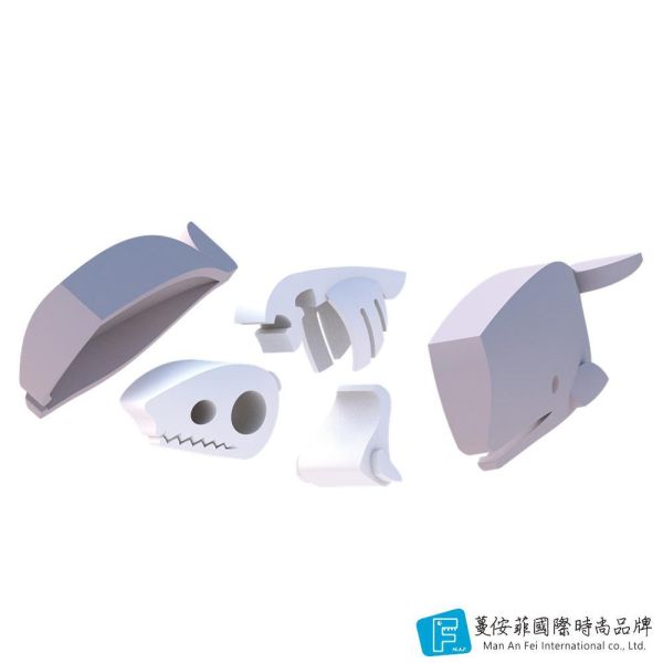 磁吸骨骼拼圖-抹香鯨 