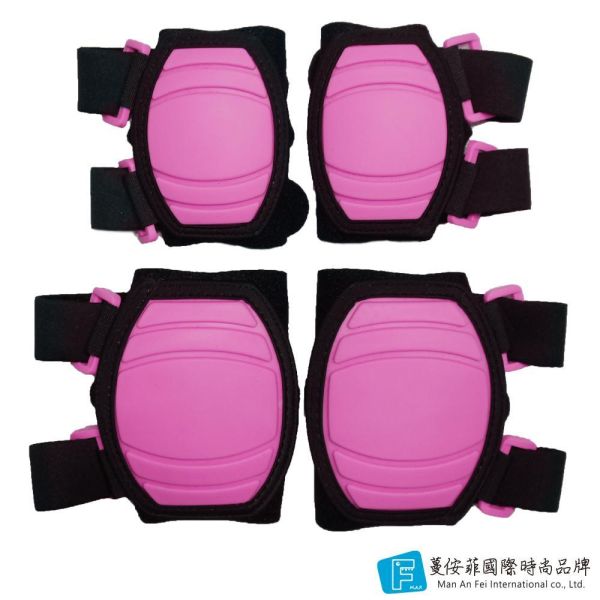 軟式護具4件組-公主粉(SM) 