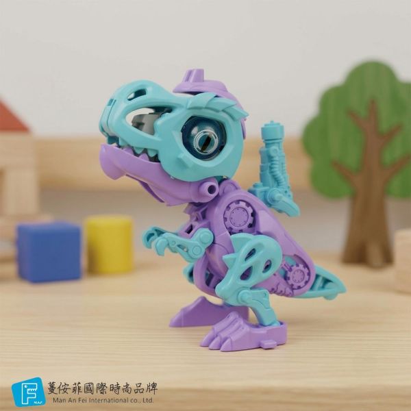 3D聲光恐龍-霸王龍VS坦克 