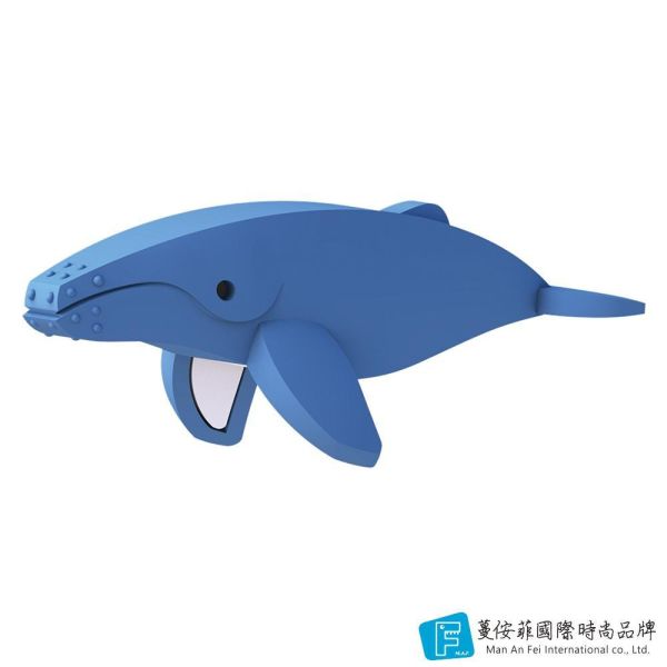 磁吸骨骼拼圖-座頭鯨 