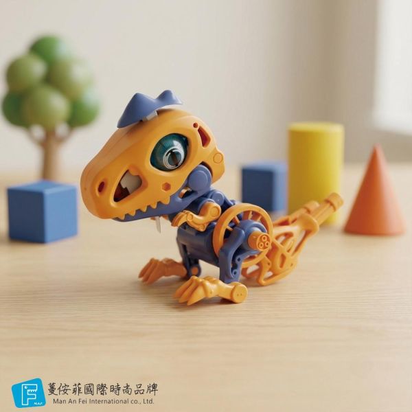 3D聲光恐龍-迅猛龍VS高射砲 