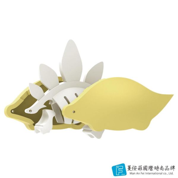 磁吸骨骼拼圖-劍龍 